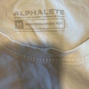 Alphalete Cream Performance Fit Tee